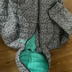 The North Face Kids Puffer Jacket in Gray and Teal